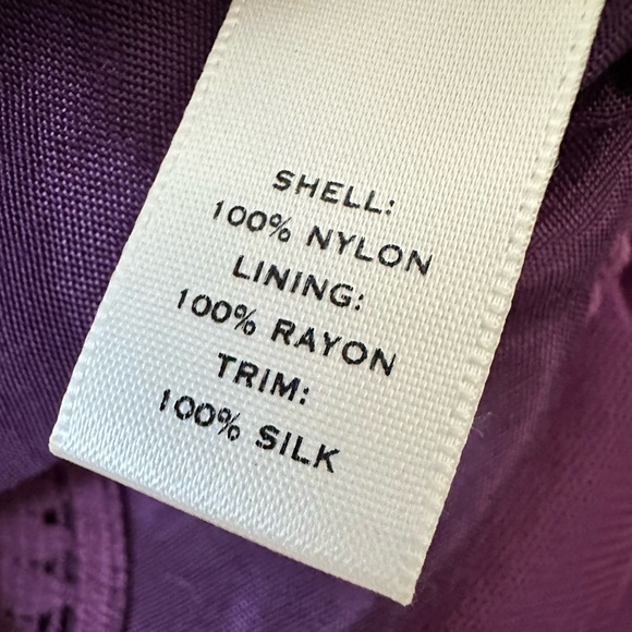Anthropologie 'Tickled Plum Silk Dress' by Moulinette Soeurs Size 0 - Picture 5 of 5